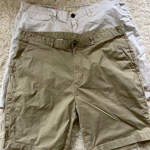 Two pairs of men’s shorts. Size 38. Robert Graham and Calvin Klein